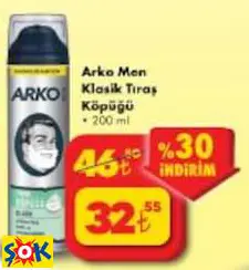 ARKO MEN KLASİK TIRAŞ KÖPÜĞÜ ARKO MEN KLASİK TIRAŞ KÖPÜĞÜ